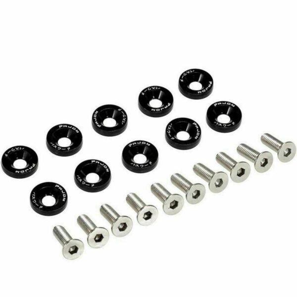Arandela Tornillo de Aluminio Negro