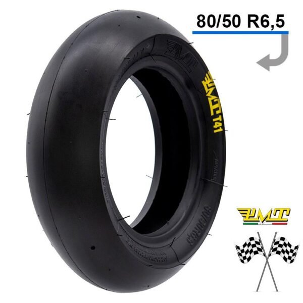 Neumático T41 Slick 80/50-R6,5 [PMT] para patinete Ninebot G30,Dualtron,Smartgyro,Zwheel,Vsett y demas.