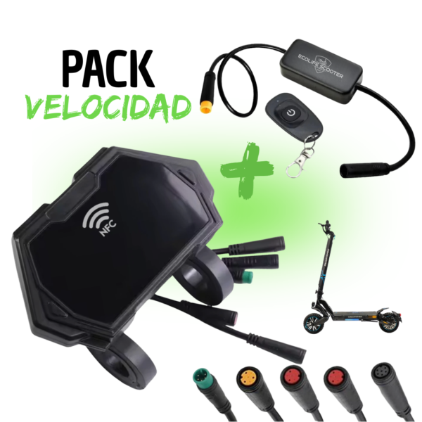 Display deslimitado para Smartgyro Crossover Dual Max 2 con NFC + Mando limitador