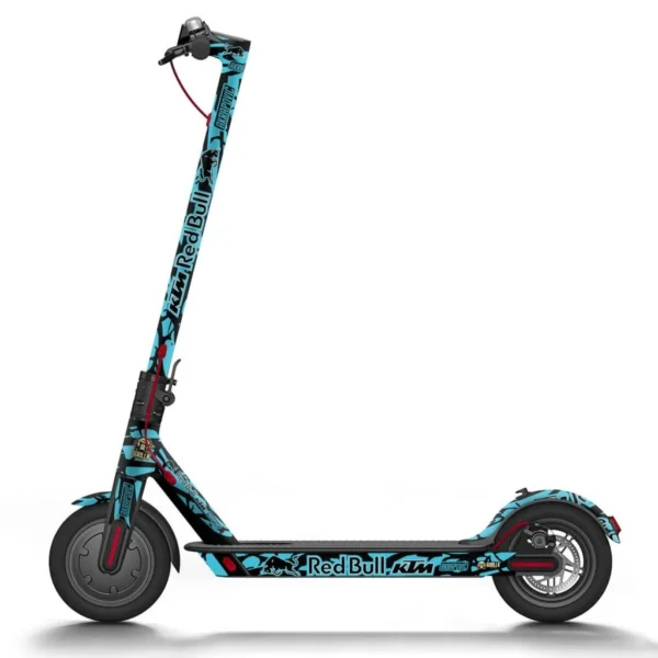 Vinilo completo + base antideslizante Xiaomi M365, 1S, PRO, PRO 2, MI3 KTM – Azul turquesa