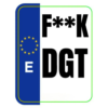 Matrícula F**K DGT para Patinete Eléctrico