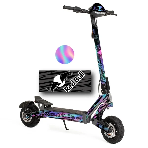 Vinilo Kukirin G2 2025 holografico REDBULL