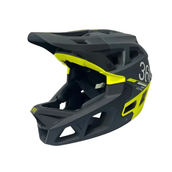 Casco INTEGRA Sport negro – amarillo fluorescente