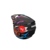 Casco Cross Kamikaze Oni Neon Negro Mate