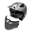 Casco Gris Metalizado Mate