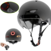 Casco con Intermitente y Visera Talla L