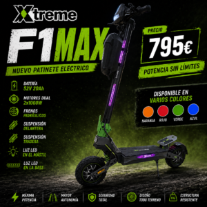 Patinete Eléctrico Xtreme F1 Max